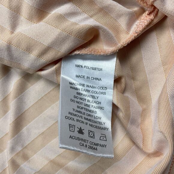 FootJoy Polo Shirt Mens Extra Large Orange Golf Short Sleeve Golfer Stretch - Picture 6 of 12